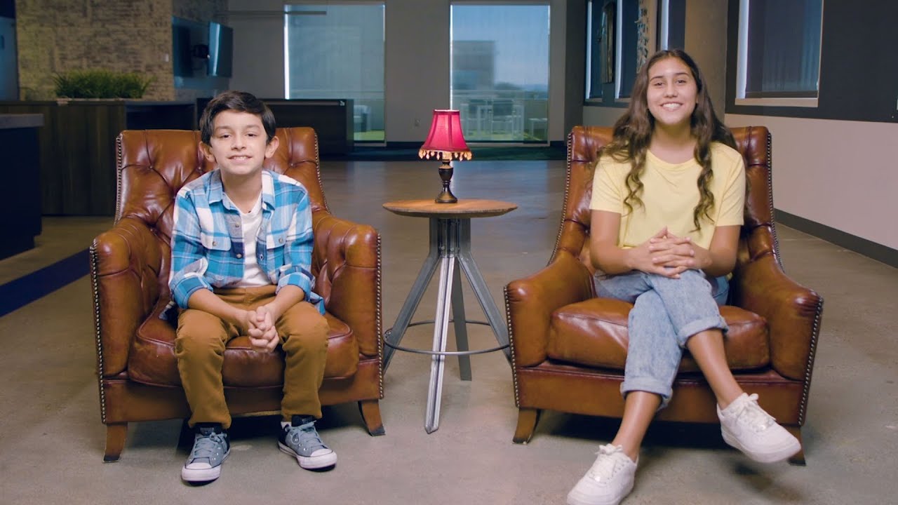 thumbnail Foster Orientation video of boy and girl sitting and smiling